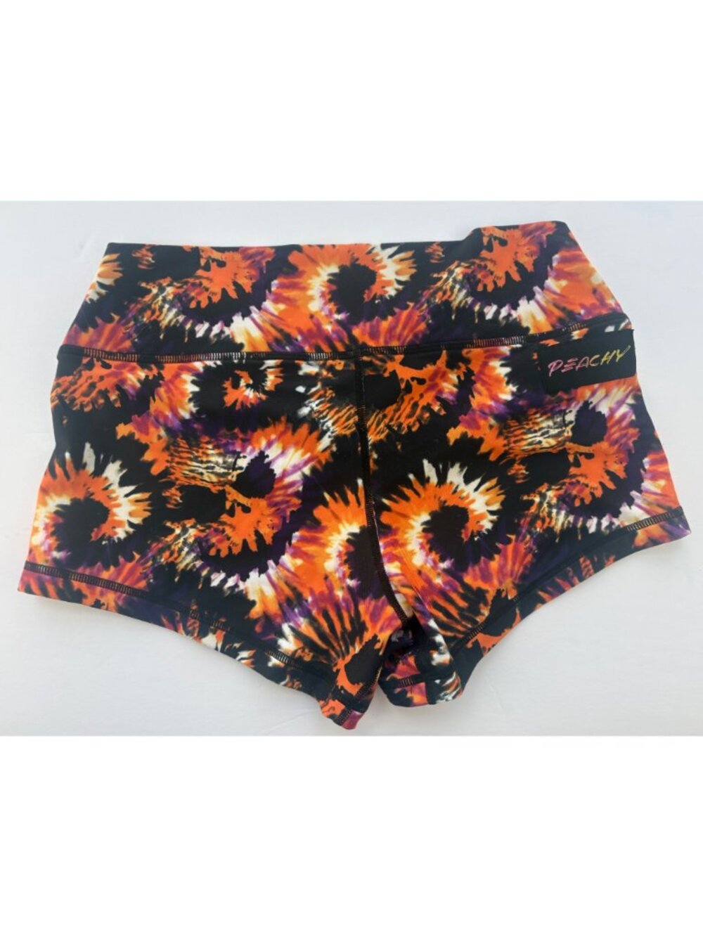 Peachy Athletic NWT Unicorn Collection Booty Crossfit Tie Dye Shorts Size Medium - Picture 4 of 13